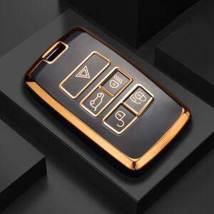 패션 TPU 자동차 원격 키 케이스 커버 쉘 포브 랜드로버 레인지로버 이보크 디스커버리 스포츠 벨라 재규어