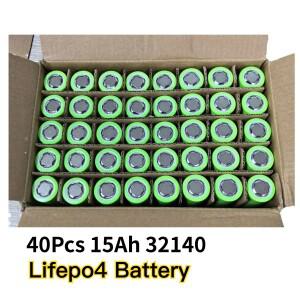 40Pcs 15Ah 32140 Lifepo4 배터리 대용량 스쿠터 A 등급 Eve 3.2V 48WH 팩 조립 용