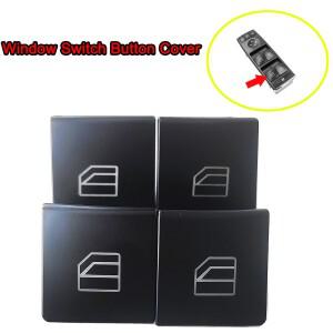 메르세데스-벤츠 호환 W212 W166 C 클래스 E 자동차 인테리어 액세서리 파워 윈도우 스위치 버튼 커버
