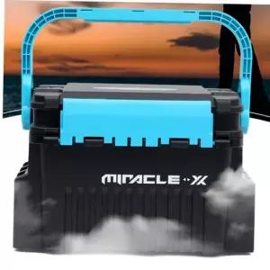 낚시태클박스 2단 하드 태클박스 카키 14리터낚시박스 낚시장비박스 낚시장비케이스 14L