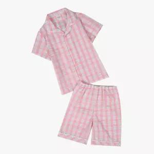 체크 시어서커 5부 파자마B  ATJS25626_NC13