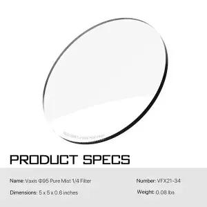 여행 Vaxis 95mm 필터 호환 Tilta MB-T16 IRND 퓨어 미스트 블랙 프로 미스트 편광 VI LINE 스타 크로스 레