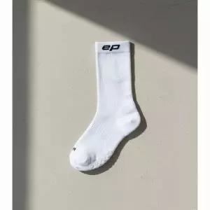 CEP 코어 런 미드컷 삭스 V5 여성용 러닝 마라톤 스포츠 양말 화이트
