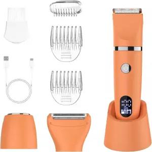 Zivelier 3-in-1 전기 면도기 IPX7 방수 비키니 트리머 습식 및 건식 사용 여성용 무통 개인 그루머 얼굴용