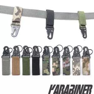 [하프클럽/]밀리터리 메탈 후크 링 카라비너 단방향