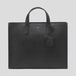 [헤지스](대구신세계)블랙 참장식 서류형 크로스 겸용 토트백 HJBA6F850BK