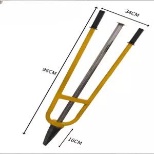 장작패기 나무 쪼개기 도구 망간강 농가용 소형 쪼개기 캠핑