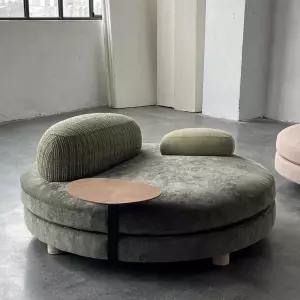 미니멀 원형 소파 1인 라운지 인테리어 로비 디자이너