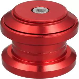 X AUTOHAUX 34mm 베어링 헤드셋 로드 캡 자전거 밀봉 카트리지 외부 레드 탑 1-1/8인치 콤보 스레드리스