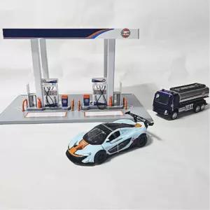 남아 조립하는 주유소놀이 미니카세트 호기심 크리스마스