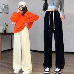 여성 겨울 골덴바지 코듀로이 기모 안감 밴딩 팬츠 기모와이드팬츠