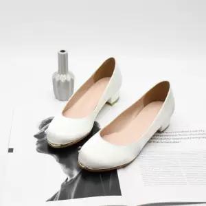 여성구두 웨딩구두 둥근코로우힐 스몰빅사이즈 76460