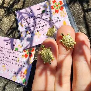 작은선물 재물운 행운 벚꽃 미니 돈 거북이 부적