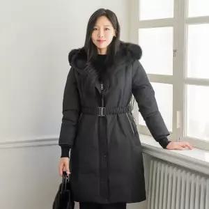 [마담4060]엄마옷 마담4060 클래씨마담 슈틴벨트오리털패딩 여성 데일리 점퍼-RJP2512