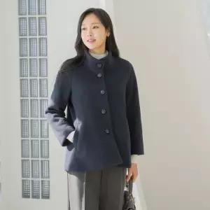 [마담4060]엄마옷 마담4060 클래씨마담 차이나싱글울 여성 데일리 코트-RCO2511021-