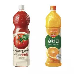 자연은 토마토 1.5Lx6펫+델몬트 오렌지 1.5Lx6펫