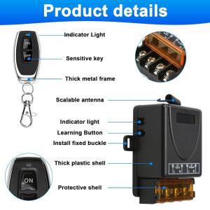 RF 무선 리모컨 스위치 433Mhz AC 220V 고전류 릴레이 수신기 도어 모터 LED 전기 기기용