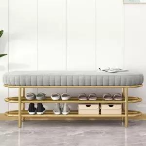 벨벳 현관 벤치 매장 신발 소파 라운지 의자 대기 쇼파 스툴