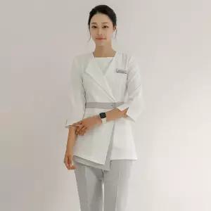 에스테틱 유니폼 피부관리사 병원 작업복 미용 데스크