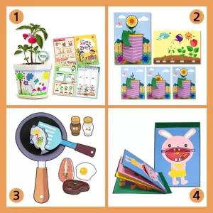 집콕 만들기 꾸러미세트-11신나는놀이 아이들이좋아하는 어린이교재 유치원 유아미술 방학숙제 창의 만들기