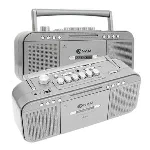 A34 고기능 라디오 카세트 플레이어 슈퍼베이스오디오 인테리어 예쁜 휴대용 등산