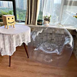 투명 에어 소파 빈백 거실 인형소파 의자 만들기