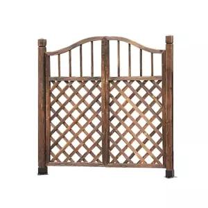 강아지 울타리 중문 목재 현관 농장 출입문 개폐형 방향 조절 펜스게이트