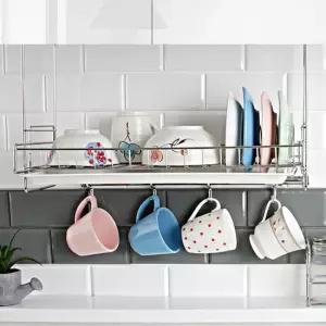 H-오피스원룸선반 450 싱크대 정리 설겆이 건조대수납 주방선반 부착식식기건조대