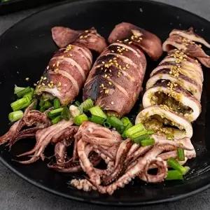 [자연맛남]동해안 급냉 통찜용 오징어 1kg (7-8미)