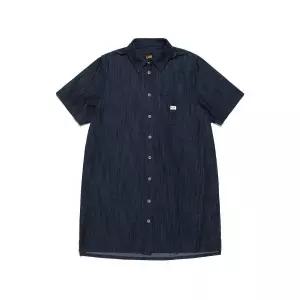 매장정품 리 LEE 우먼 데님 셔츠 원피스 인디고 로우 LE2502OP70IR 659594