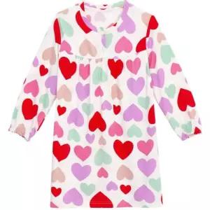 [레노마 이너웨어]프리미에팜 여아용 하트 피치기모 원피스 잠옷 IV 0C36WU25282_HDD