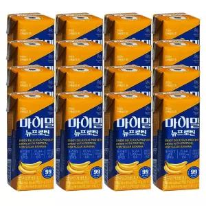 마이밀 뉴프로틴 로우슈거 바나나 190ml x 16팩 1박스단백질 음료 드링크 영양식 식사대용 어르신선물 요양