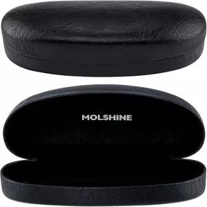 몰샤인 하드 쉘 선글라스 케이스 클래식 대형 안경 청소용 천이 달린 포켓