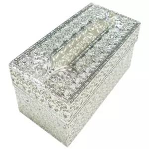 삼원 티슈케이스 버터플라이 실버 휴지각 수납통 냅킨 휴지곽 티슈 티슈각 화장지 커버 인테리어 소품 생활