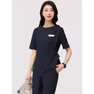 에스테틱 유니폼 피부관리사옷 마사지 반팔 스파 상담실장