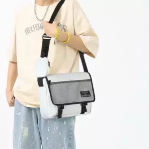 [다잇템]남성 대학생 메신저백 미니파우치 크로스백