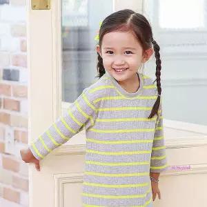 여자 패턴 아이옷 스트라이프 원피스 무늬 봄가을rst036