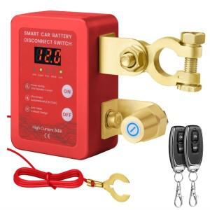 12V 원격 배터리 차단 스위치 스마트 전압 킬 LED 포함 RV ATV 트럭 보트용