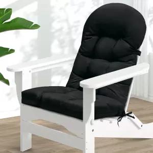 매직 엘리펀트 애디론댁 의자 쿠션 메모리 폼 야외 발수 두꺼운 하이 백 파티오 흔들의자 패드 시트 교체