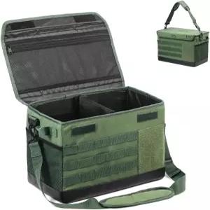 18L 캠핑 보관 가방 다기능 방수 피크닉 바구니 텐트 스테이킹 정리함 하이킹 조리기구 여행용 자동차용