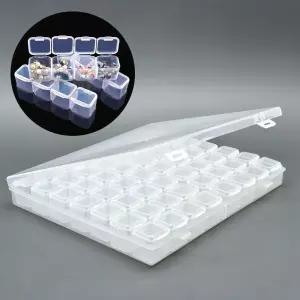 주얼리소품 보관함 케이스 56구 비즈 악세사리 소분 수납함 투명