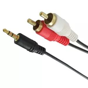 [골드스마일]AUX 스테레오 3.5mm to 2RCA 케이블 10M