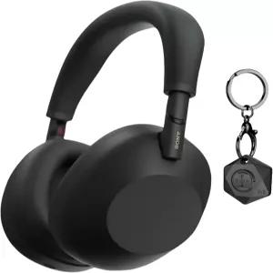 QN3 프로세서(블랙) 번들과 파인더 키 체인이 있는 소니 WH-1000XM6 무선 노이즈 캔슬링 헤드폰(2개 품목)