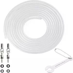 버디 리 교체 줄넘기 줄 및 회전 베어링 - 에어로 스피드 로프 마스터 매직 또는 PRO를 위한 크로스핏 더블