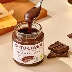넛츠그린 저당 초코스프레드 200g MCT오일 키토 제로 무설탕 무가당 저칼로리 초코잼