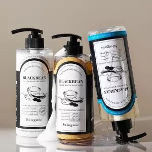 [원쁠원] 수오가닉 블랙빈 맥주효모 탈모완화 샴푸/쿨샴푸/트리트먼트 510ml 3종 택2