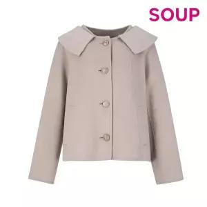 SOUP 핸드메이드 솔리드 숏 코트 (SZAJK36)