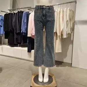 [대구백화점] [미센스]약기모앞포켓와이드부츠컷데님팬츠(MB59DPM201Z)