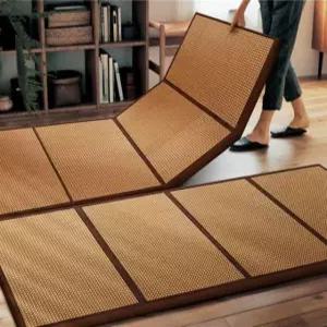 여름 매트리스 다다미 왕골 접이식 돗자리 다도 시원한 대자리 사계절 폴딩