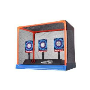 너프건 전동과녁 망 사격 너프건과녁 일반 연습용 세트 슈팅 자동 점수카운트